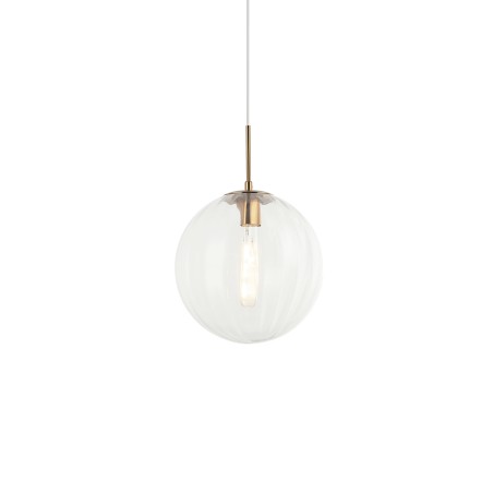 SIVRY suspension simple métal E27 LED couleur or