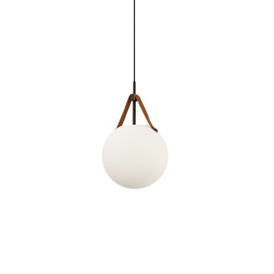 Suspension simple SERVE métal E27 LED couleur noir