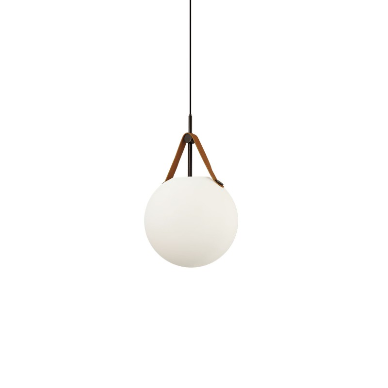 Suspension simple SERVE métal E27 LED couleur noir