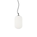 MUGUET suspension simple métal E27 LED couleur noir