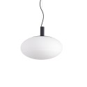 Suspension simple CARTELS métal E27 LED couleur noir
