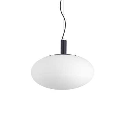 Suspension simple CARTELS métal E27 LED couleur noir