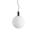 Suspension simple LIMON métal E27 LED couleur noir