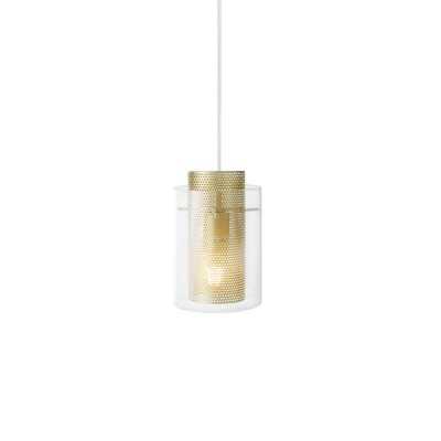 BIAIS suspension simple métal E27 LED couleur or