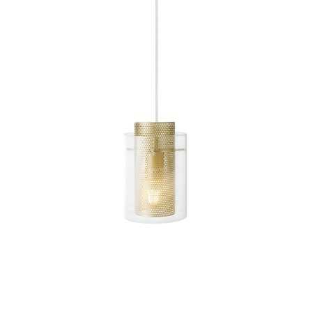 BIAIS suspension simple métal E27 LED couleur or