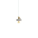 Suspension simple TAGNE ciment E27 LED couleur ciment
