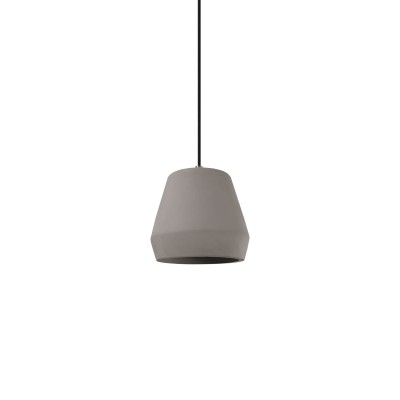 Suspension simple BRODE ciment E27 LED couleur ciment