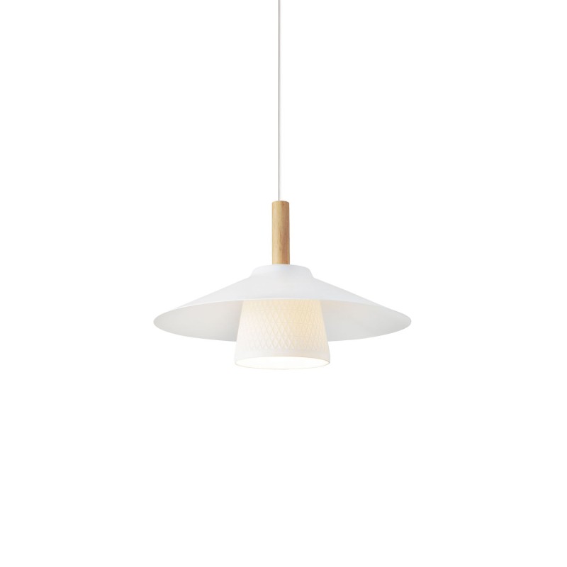 GODIN aluminium E27 LED blanc suspension simple