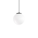 ORRIERE suspension simple verre E27 LED couleur noir