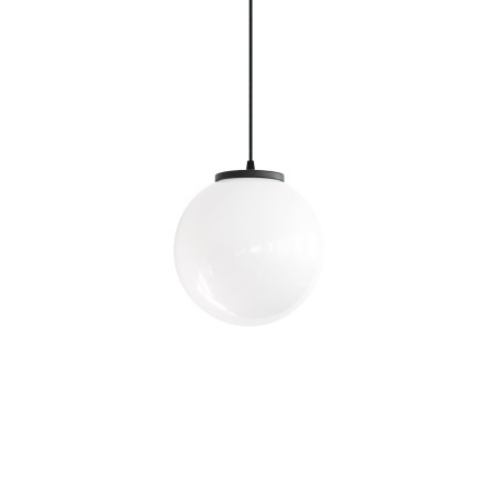 ORRIERE suspension simple verre E27 LED couleur noir