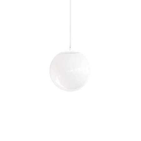 Suspension simple BARRY métal E27 LED couleur blanc