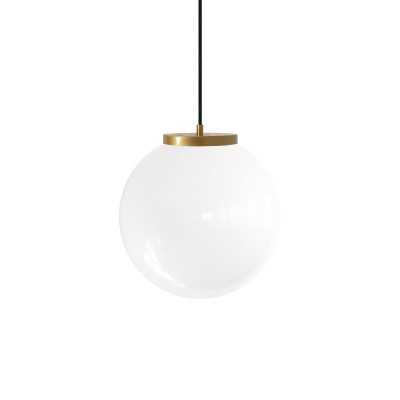 MOISY suspension simple en métal E27 LED couleur blanc