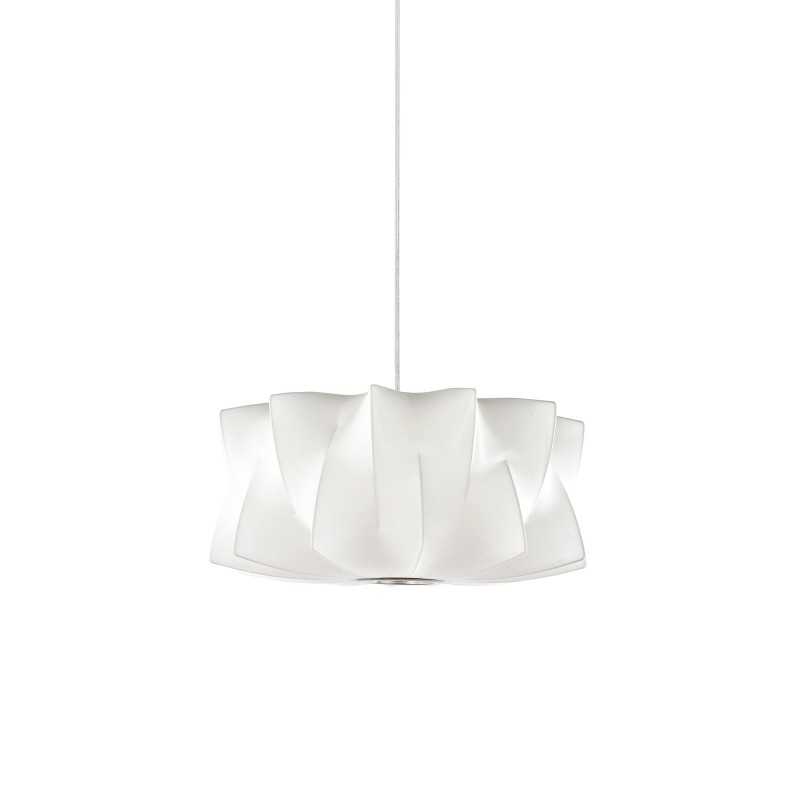 VINLY suspension simple résine polymère E27 LED couleur blanc