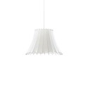 MUIRE suspension simple résine polymère E14 LED couleur blanc