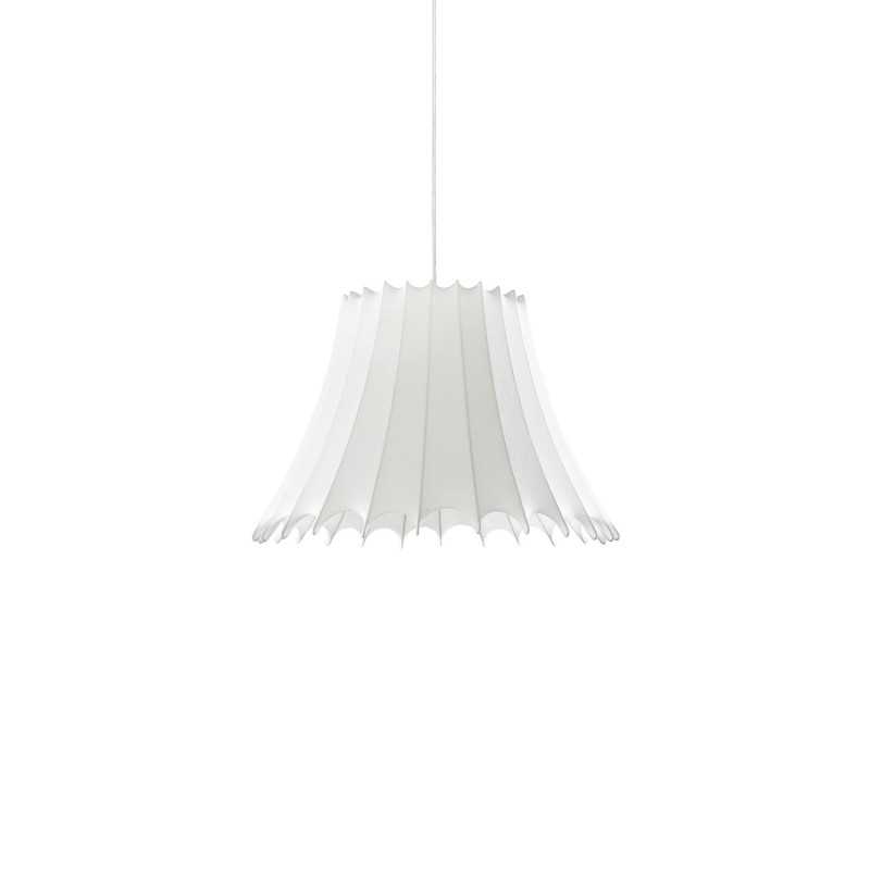 MUIRE suspension simple résine polymère E14 LED couleur blanc