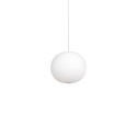 PUISY suspension simple résine polymère E27 LED couleur blanc