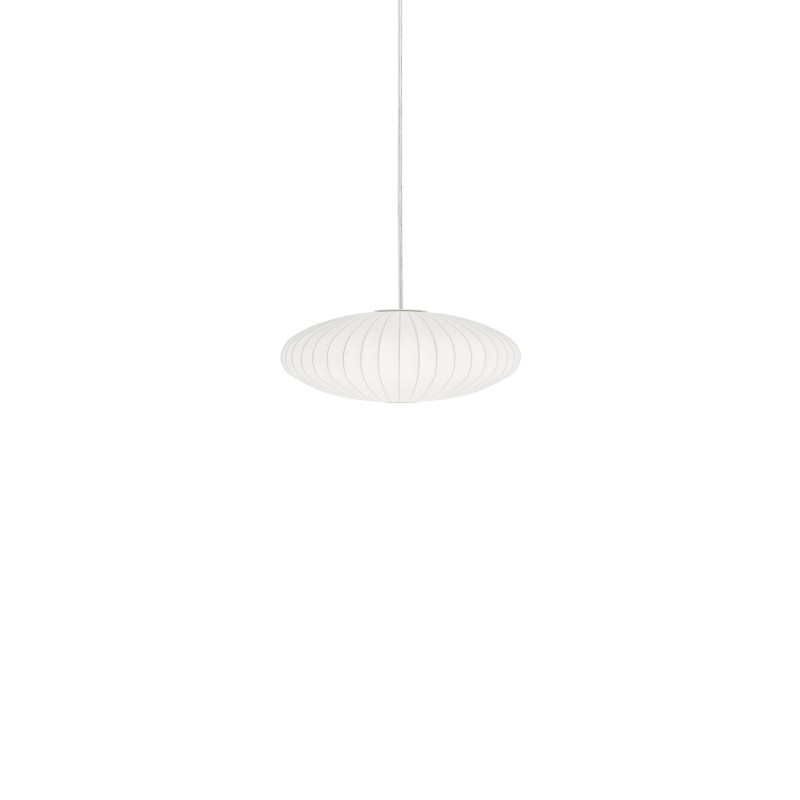 PAULIAT suspension simple résine polymère E27 LED couleur blanc