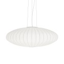 CREVY suspension simple résine polymère E27 LED couleur blanc