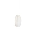 MILLY suspension simple résine polymère E27 LED couleur blanc