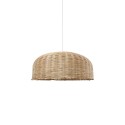 SONGY rotin E27 LED couleur bois suspension simple