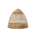 FESSY rotin E27 LED suspension simple couleur bois