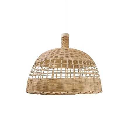 ORNEX rotin E27 LED suspension simple couleur bois
