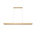 Suspension simple PUGET bois LED SMD 18W 1800LM noir