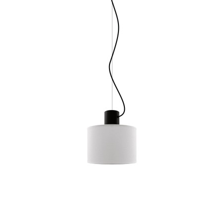 Suspension simple MERCY métal E27 LED couleur noir