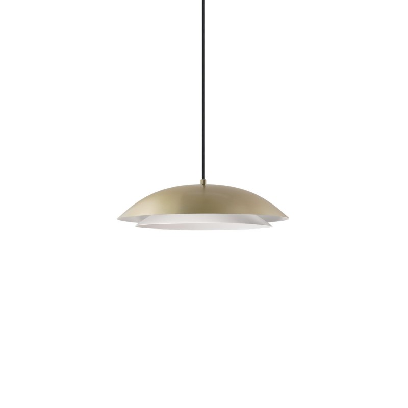 CREUX suspension simple en métal E27 LED couleur or