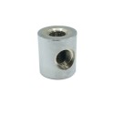 Répartiteur chromé à 3 sorties et 24 mm de hauteur.