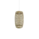 HUARD suspension simple chanvre E27 LED couleur bois
