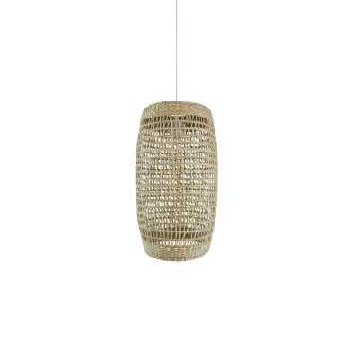 HUARD suspension simple chanvre E27 LED couleur bois