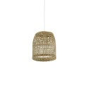 PAYZAT suspension simple chanvre E27 LED couleur bois