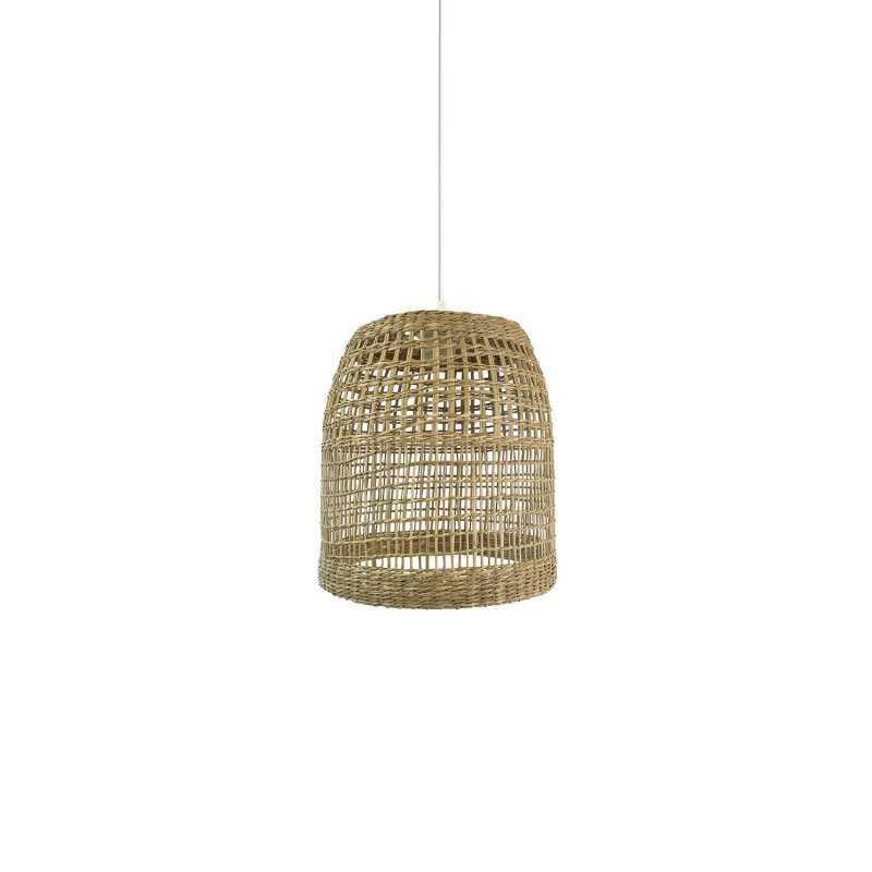 PAYZAT suspension simple chanvre E27 LED couleur bois