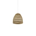 GOULIER suspension simple chanvre E27 LED coloris bois