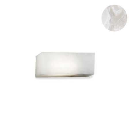 PARZY applique murale LED albâtre E27 couleur bois