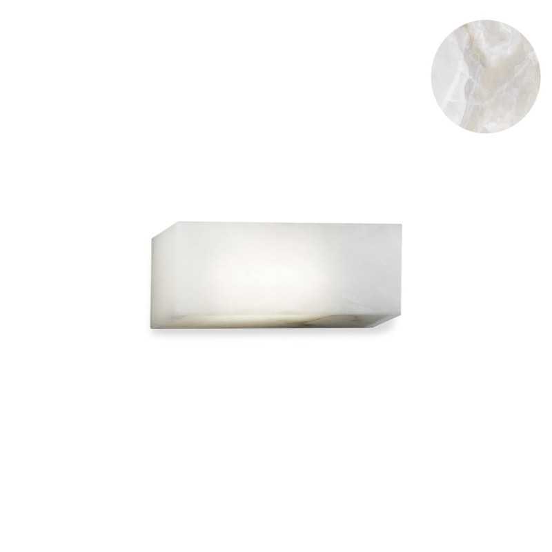 Applique JAMES albâtre R7S 118 mm bois