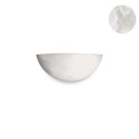 Applique murale BUZON albâtre R7S 118 mm bois