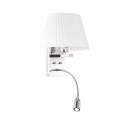 Applique avec lecteur BLOND métal COB LED 1X1W 3000K noir
