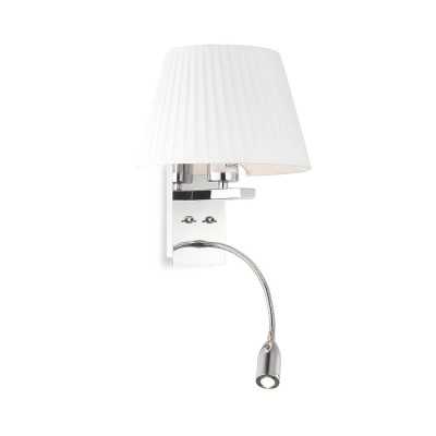 Applique avec lecteur BLOND métal COB LED 1X1W 3000K noir