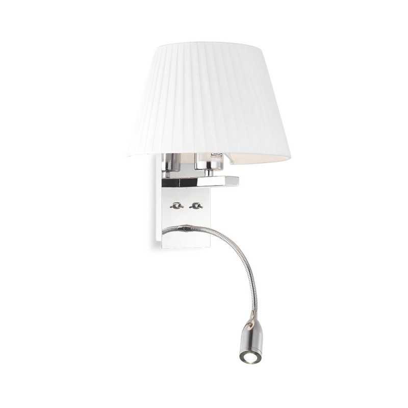 Applique avec lecteur BLOND métal COB LED 1X1W 3000K noir