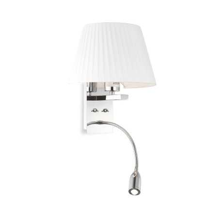 Applique avec lecteur BLOND métal COB LED 1X1W 3000K noir