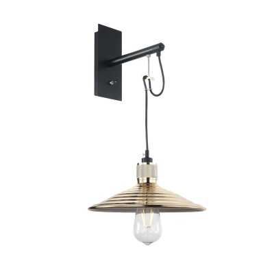 Applique LED GOUTS métal E27 noire