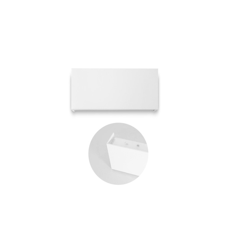 Applique murale SANAS aluminium SMD LED 5W 420LM blanche