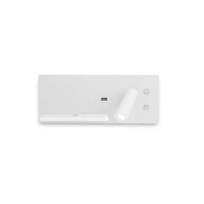 Applique murale THAIS aluminium COB LED 3W 102Lm, SMD LED 5W blanc
