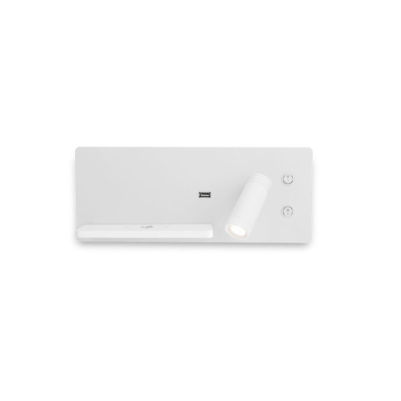 Applique murale THAIS aluminium COB LED 3W 102Lm, SMD LED 5W blanc