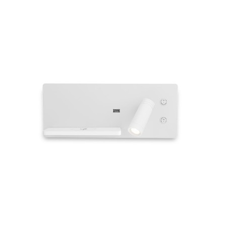 Applique murale THAIS aluminium COB LED 3W 102Lm, SMD LED 5W blanc