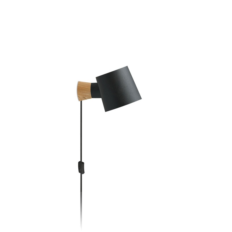 Applique murale en bois LAVS E27 LED couleurs
