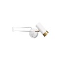 Applique murale GU10 en métal PAULIAC blanche