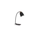 Lampe de table LED E27 en bois PECUT